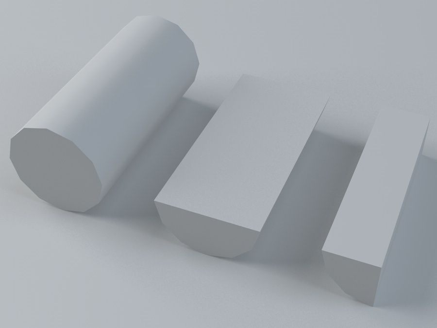 Elm Tree Fire Wood Low-poly 3D model_4