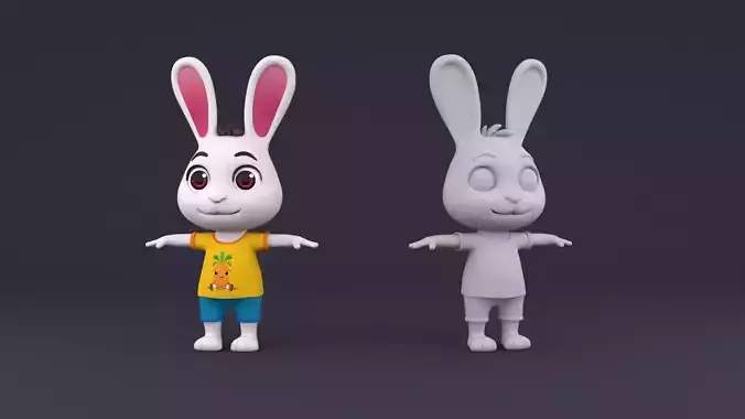 Rabbit cartoon