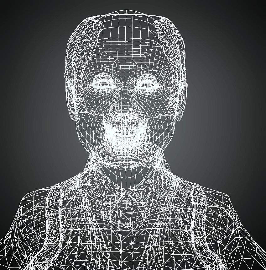 Realistic 3d Character Nawaz Low-poly 3D model_5