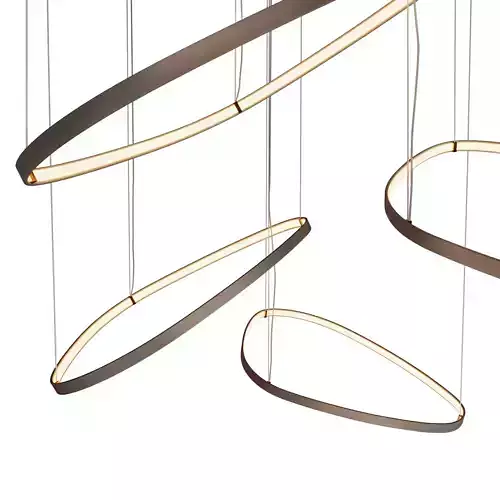 Magellano pendant light with circular shape