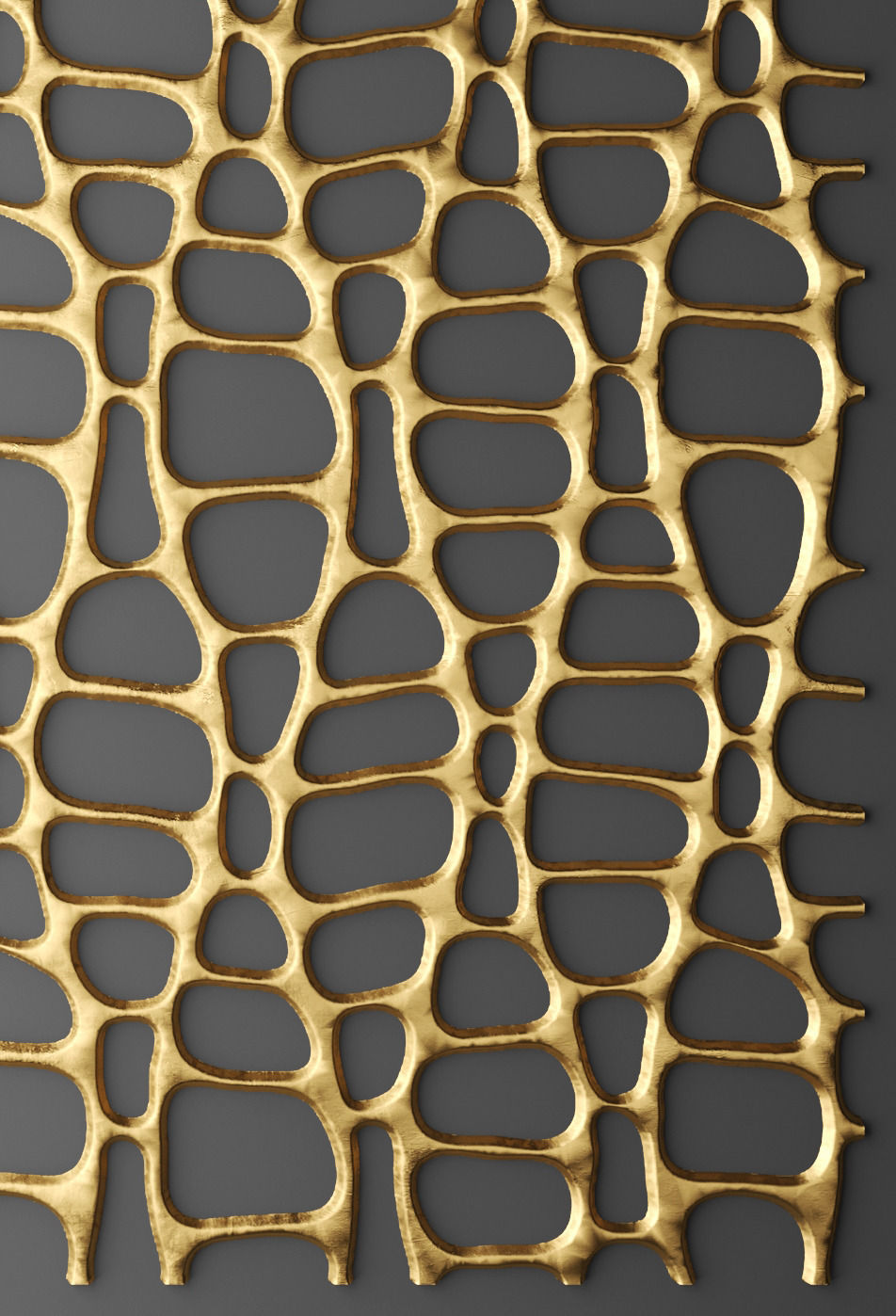 Panel lattice grille 3D 30 3D model_6