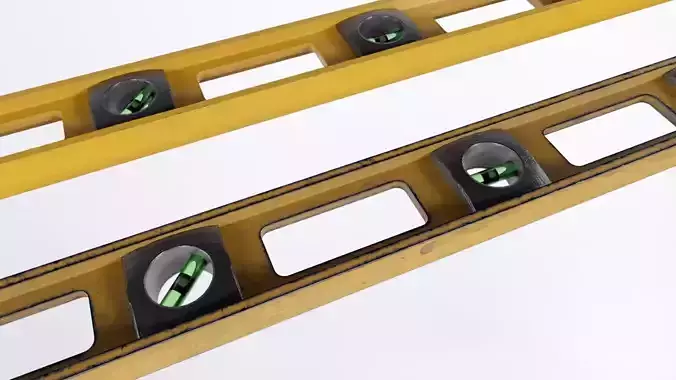 Spirit Level Low-poly 3D model