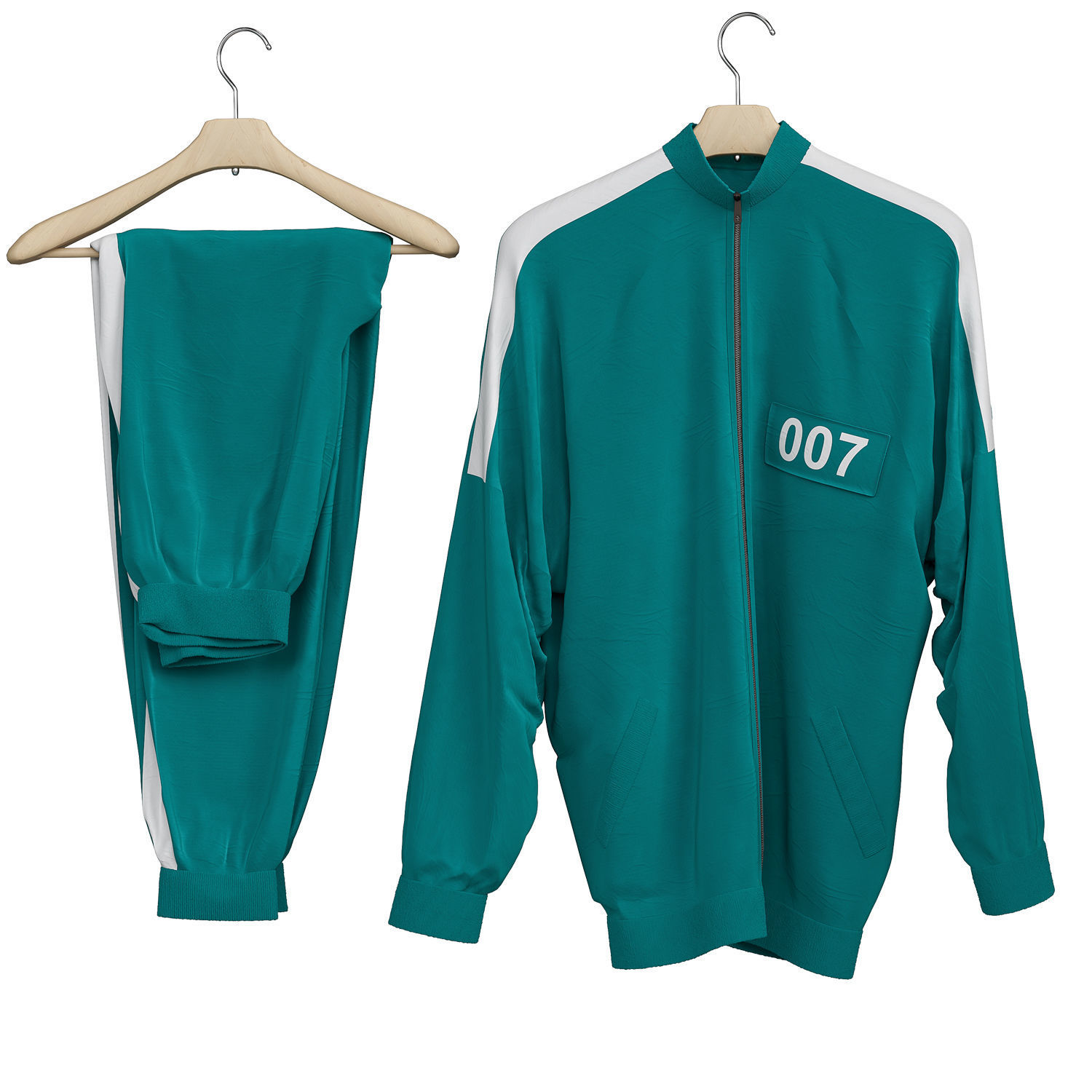 Tracksuit Squid game 3D model_3