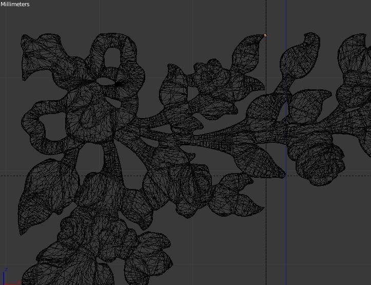 Classic decor ornament v-3D model 54 3D model_5