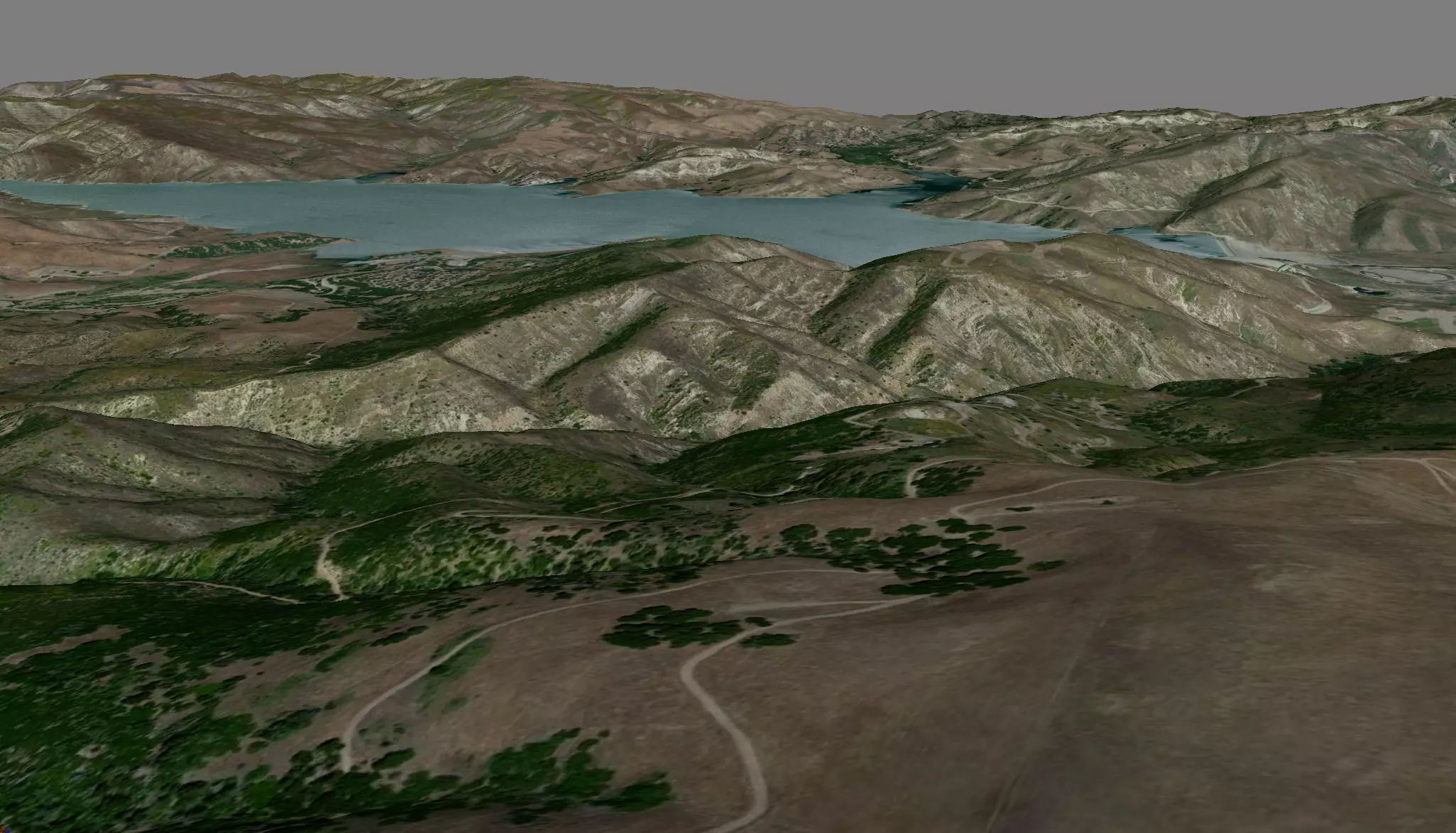 Lake Piru 3D model