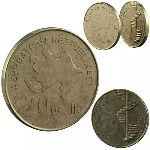 Azerbaijan coin 20