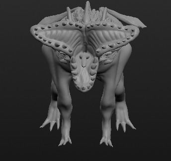 Tailed beast 3D model_3