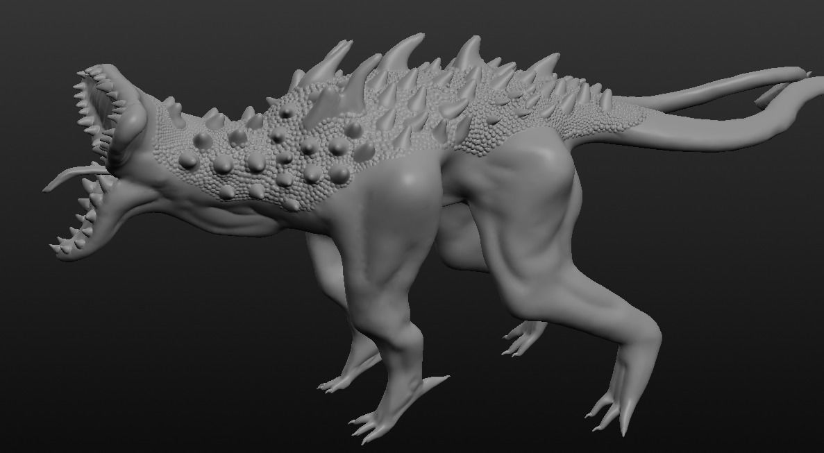 Tailed beast 3D model_1