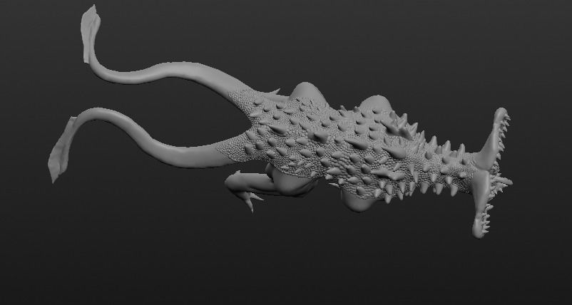 Tailed beast 3D model_6