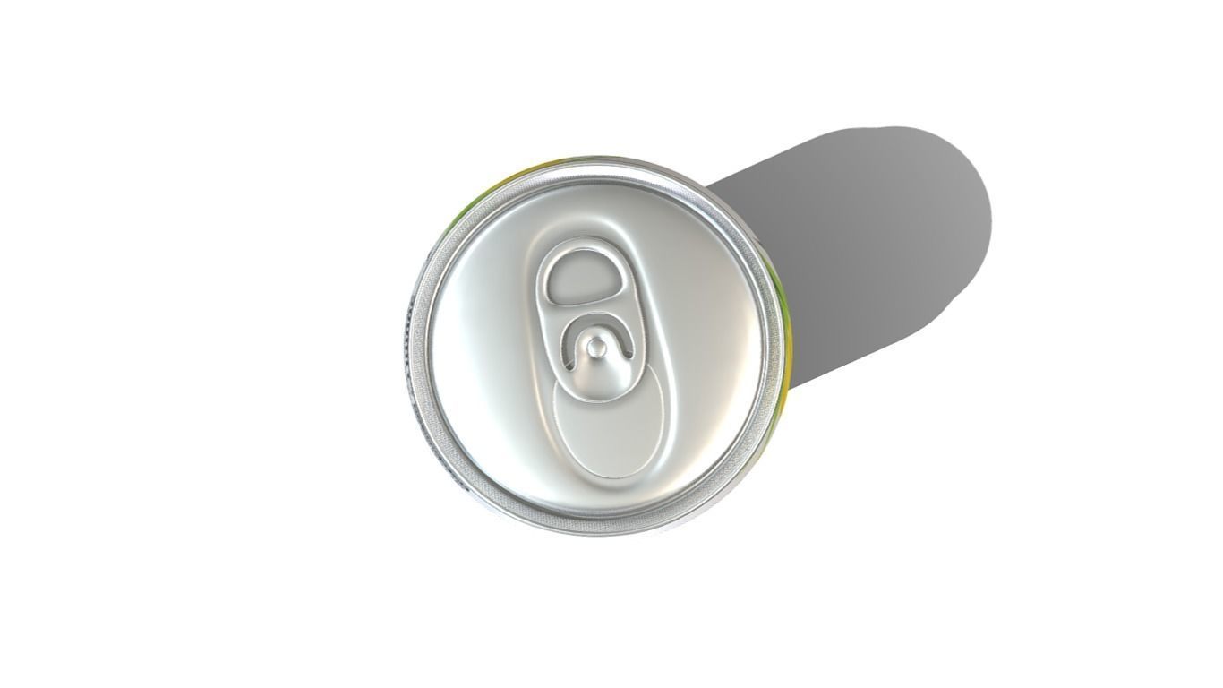 Lilt Soda Drink Can Low-poly 3D model_13