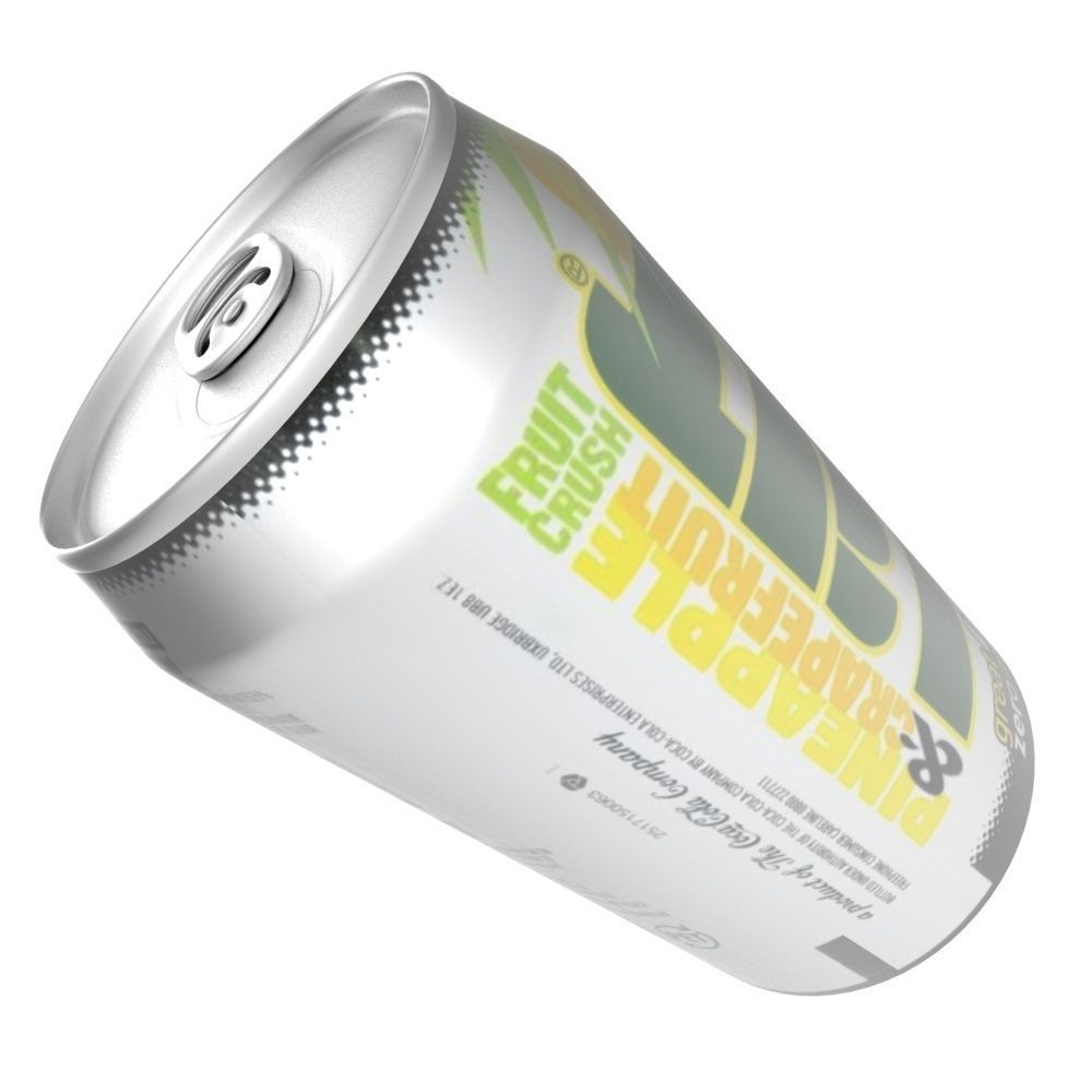 Lilt Soda Drink Can Low-poly 3D model_2