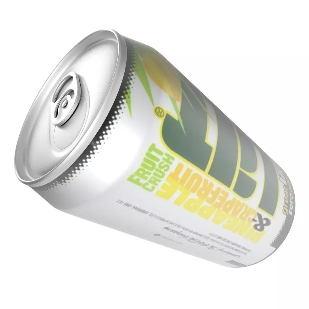 Lilt Soda Drink Can Low-poly 3D model_0