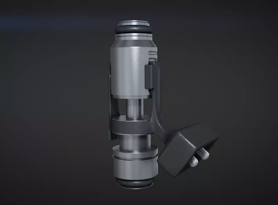 Car injector 3D model_0