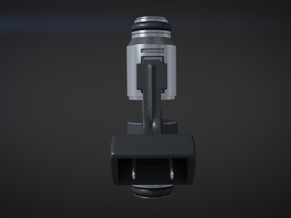 Car injector 3D model_1