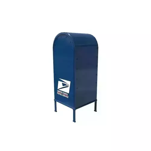 Letter Box Low-poly 3D model