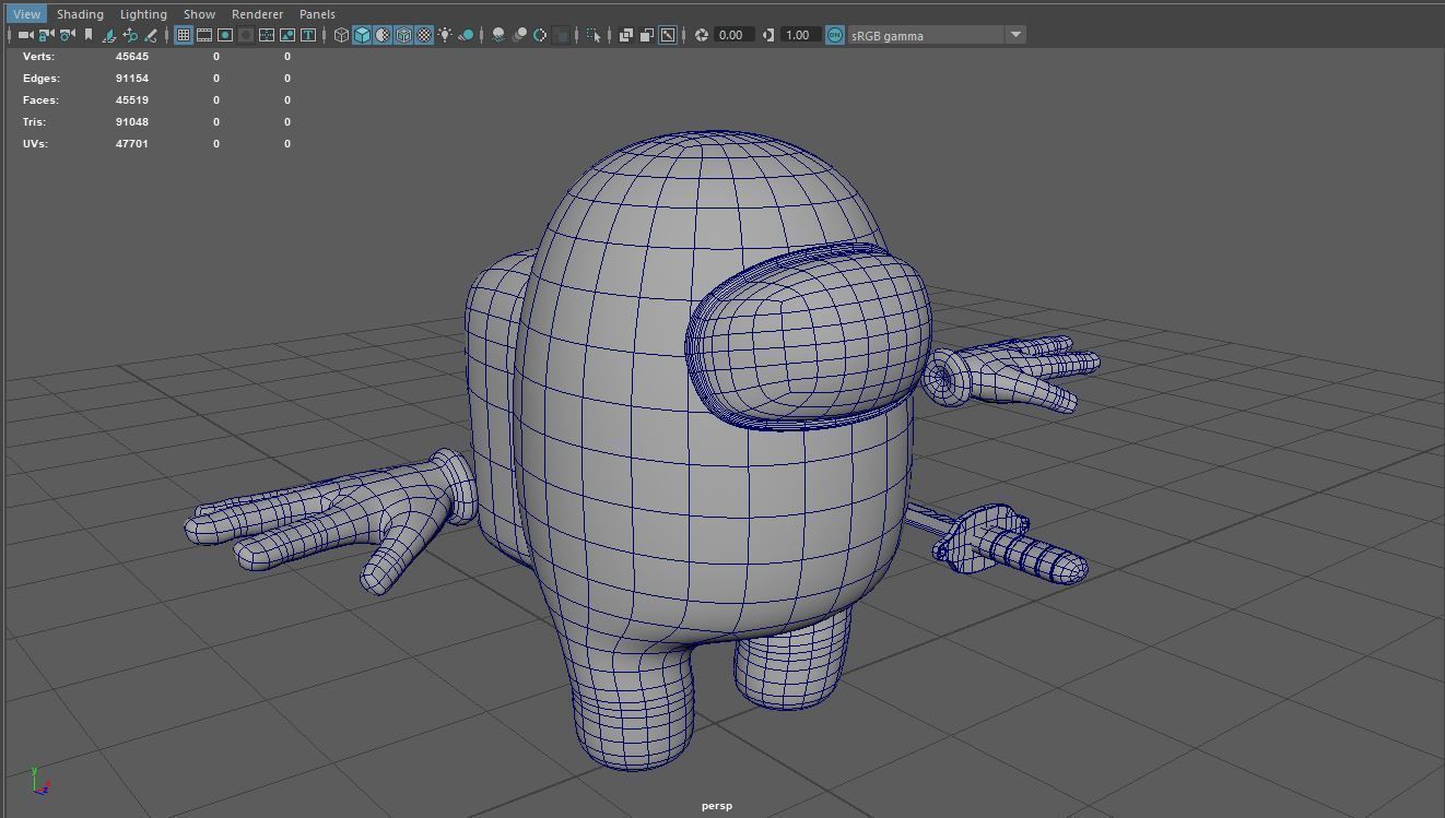 Among us - Impostor Pack Low-poly 3D model_16
