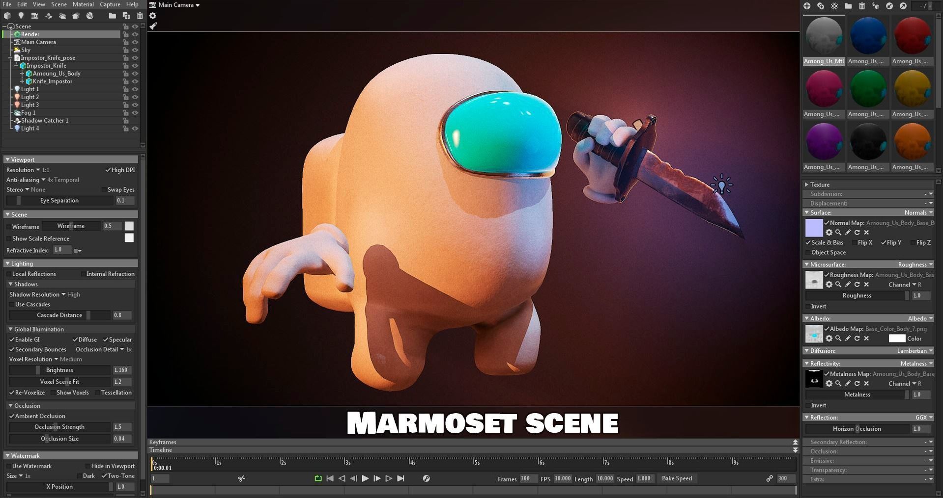 Among us - Impostor Pack Low-poly 3D model_19