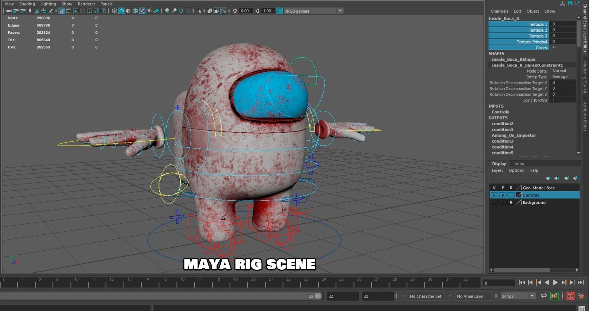 Among us - Impostor Pack Low-poly 3D model_3
