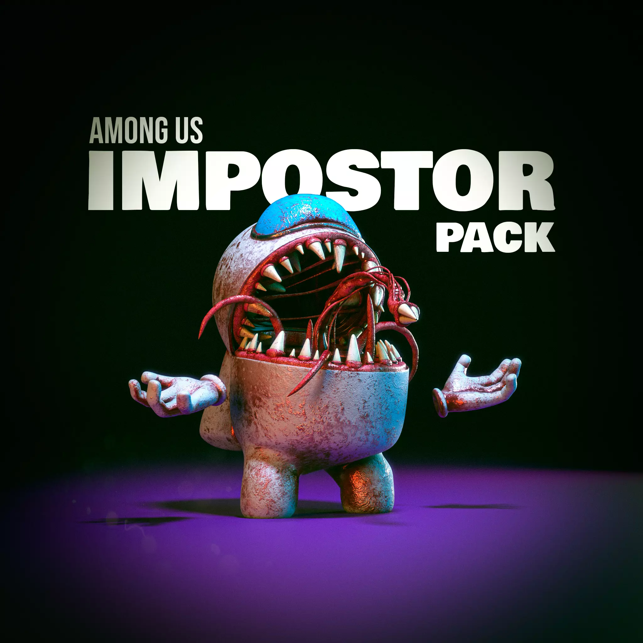Among us - Impostor Pack Low-poly 3D model_0