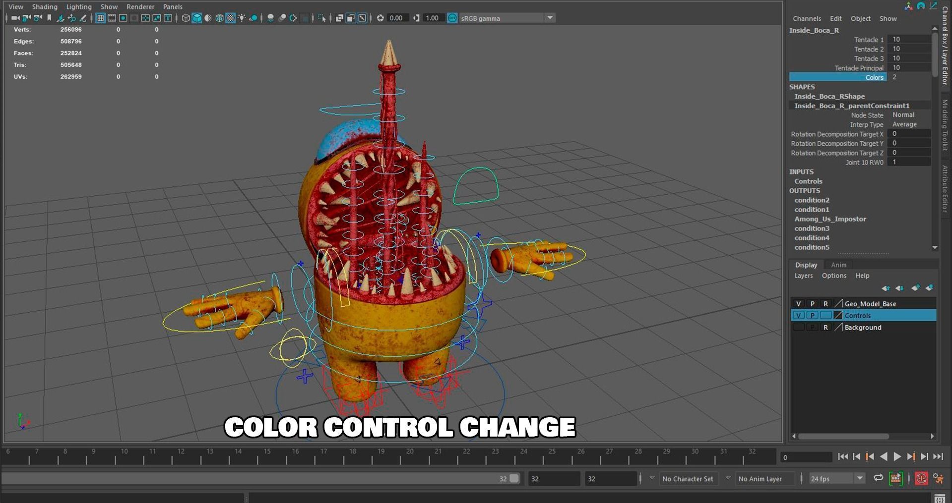 Among us - Impostor Pack Low-poly 3D model_4