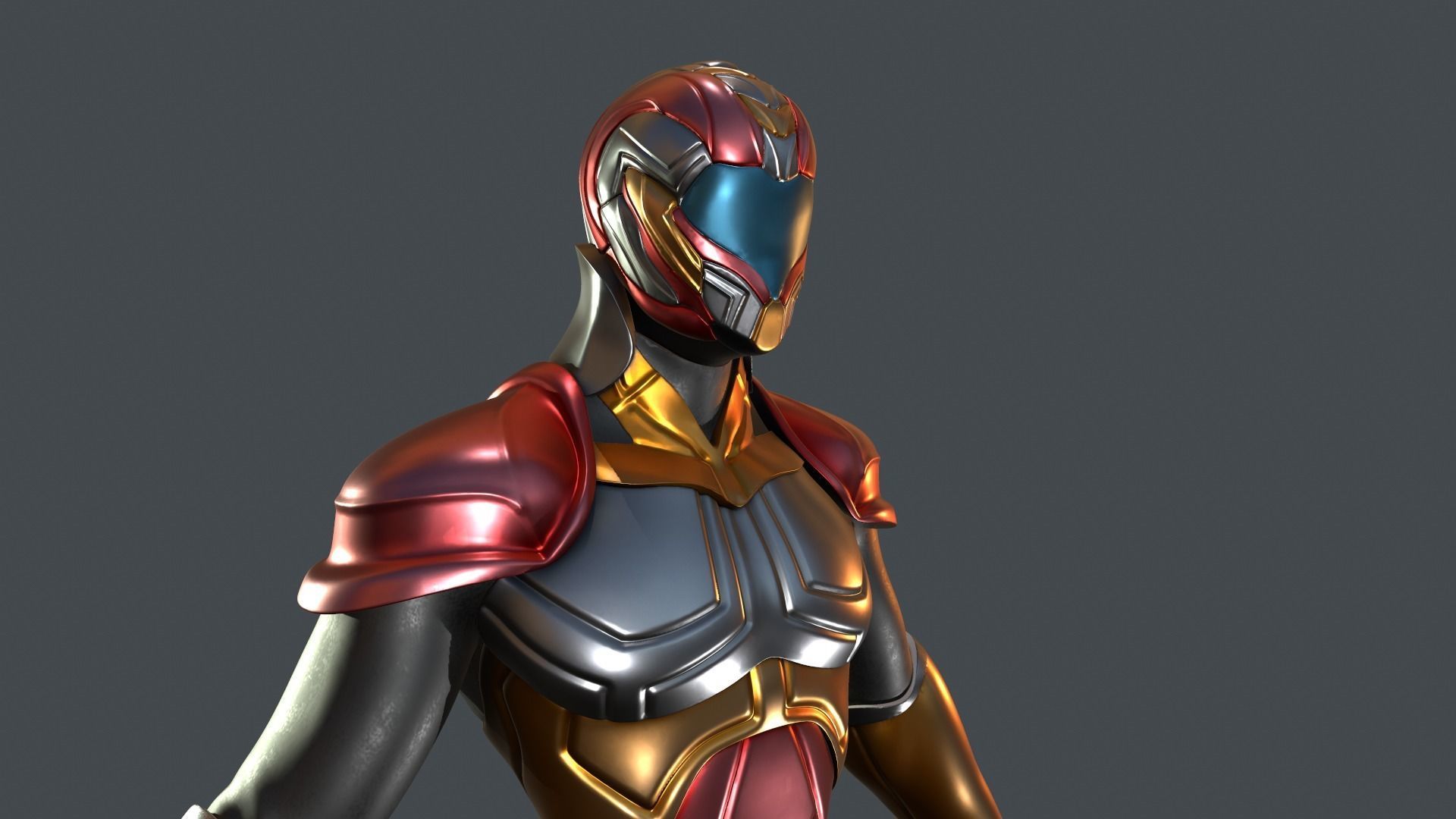sci fi suit 3D model_1