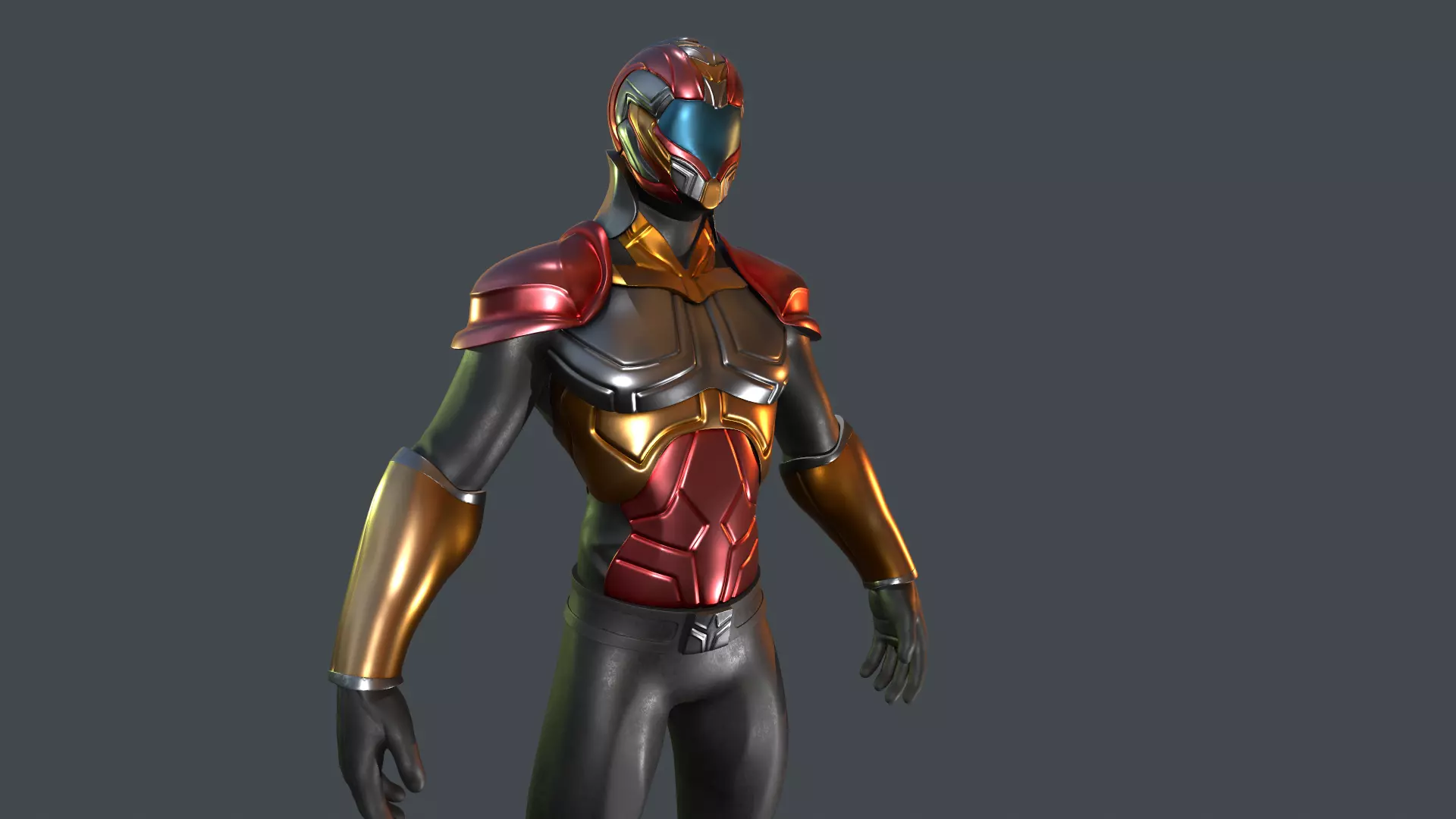 sci fi suit 3D model_0