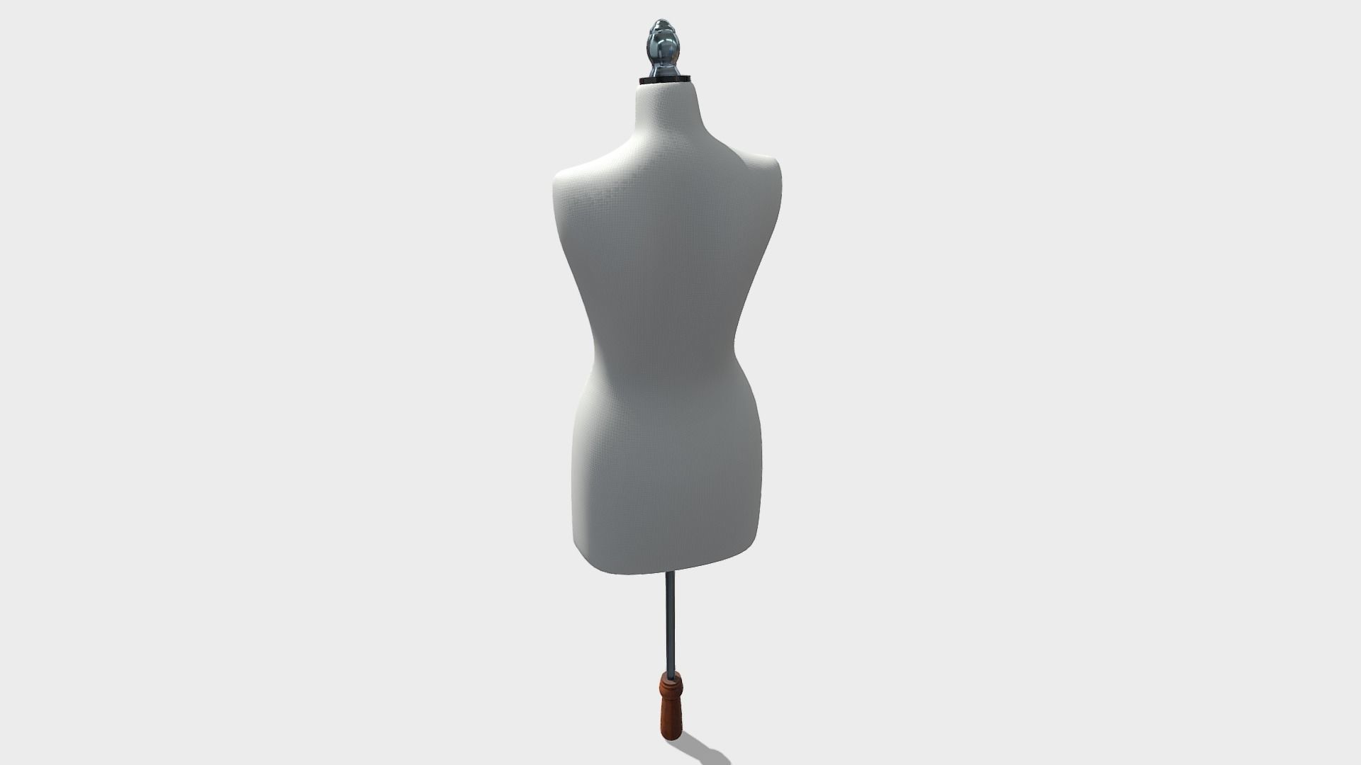 Shop mannequin Low-poly 3D model_1