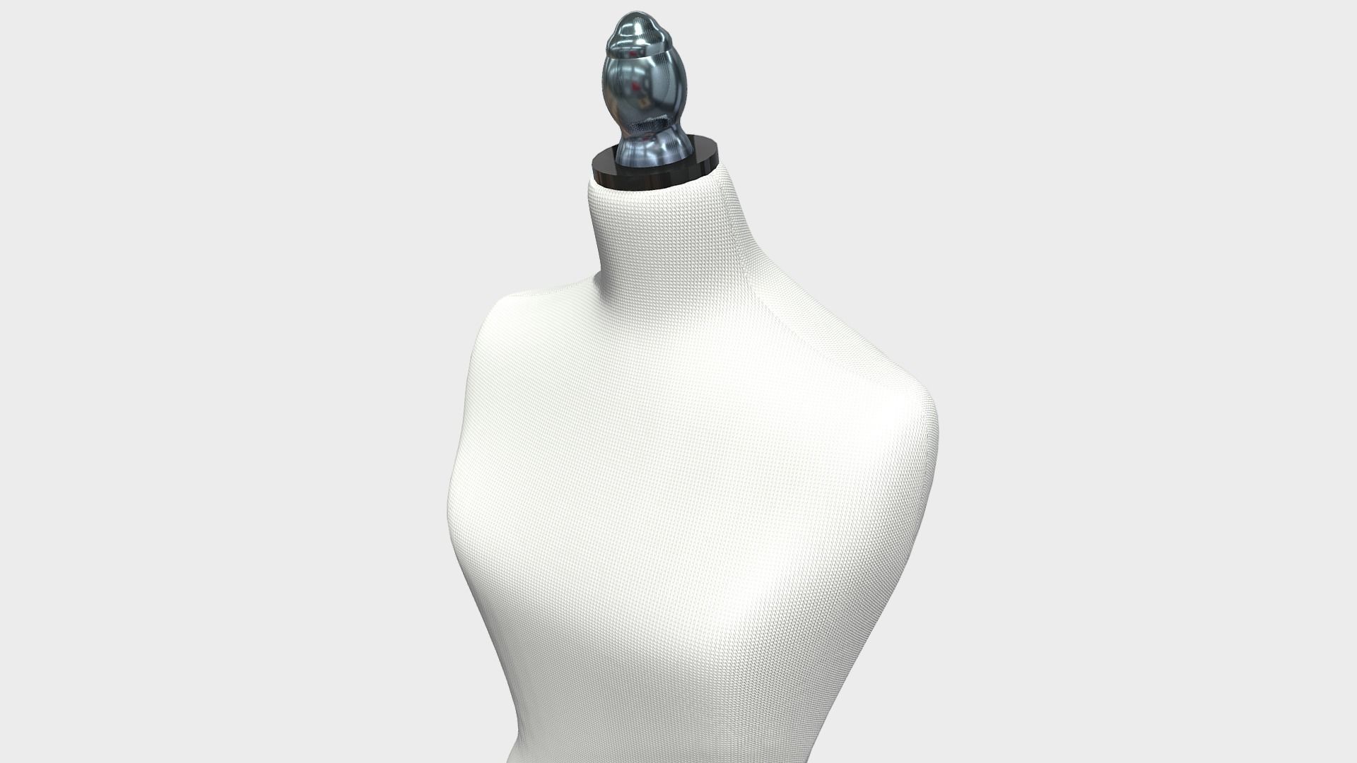 Shop mannequin Low-poly 3D model_3