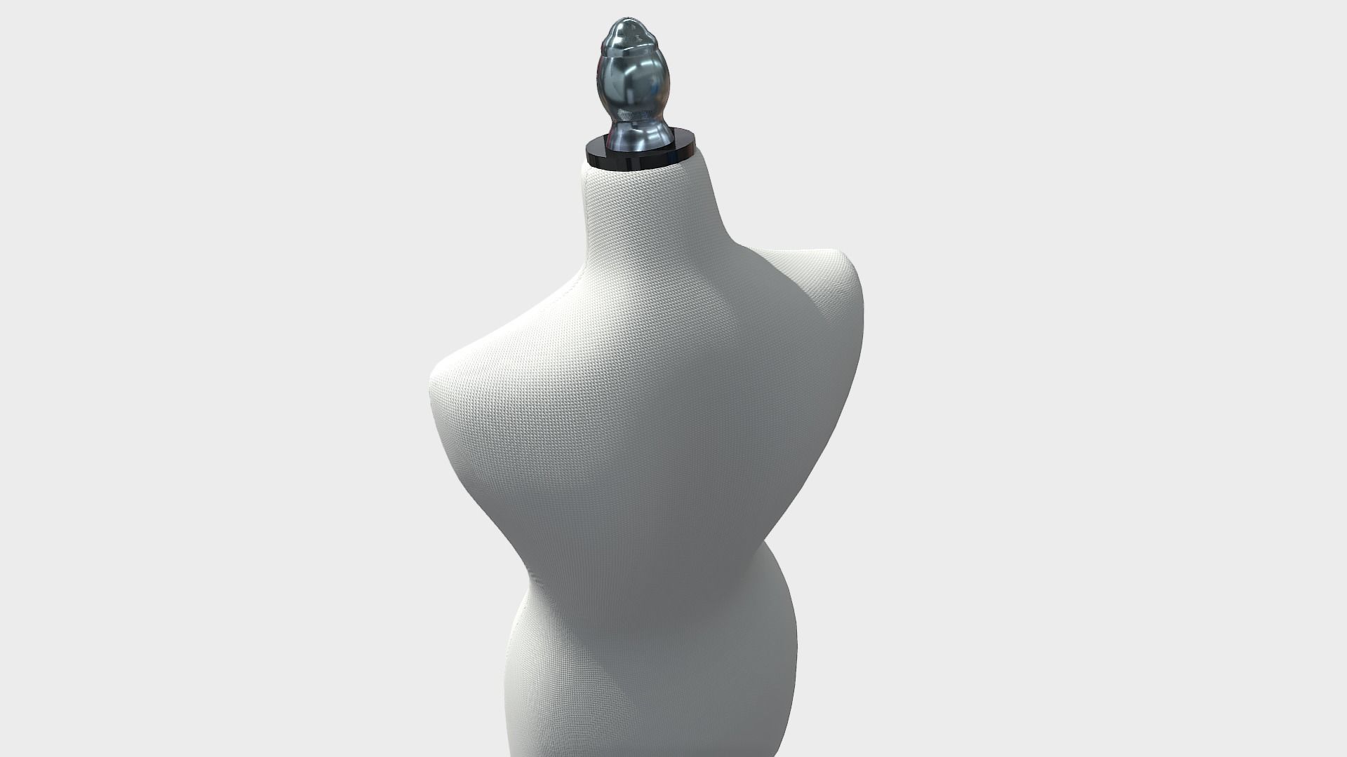 Shop mannequin Low-poly 3D model_4