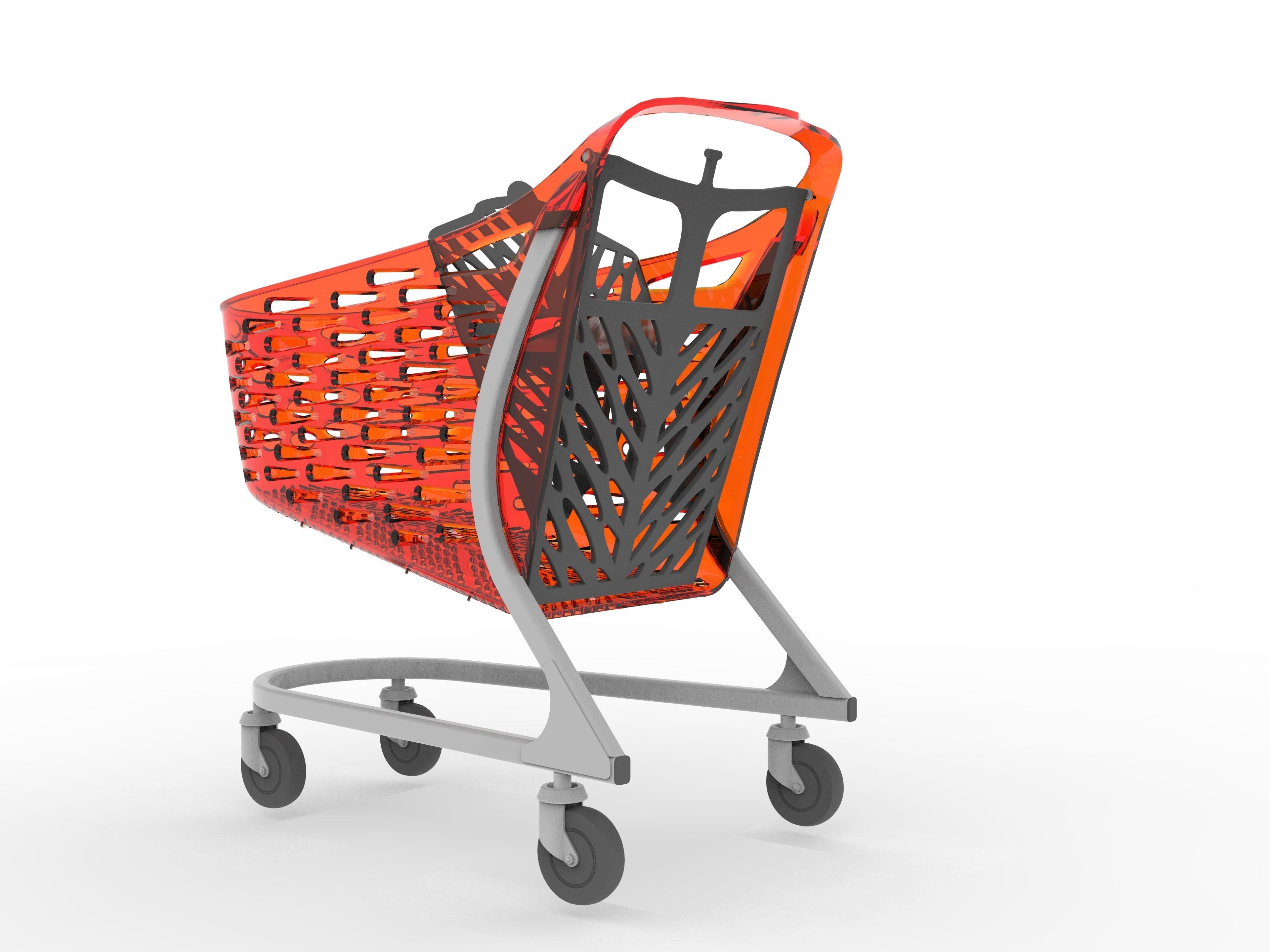Shopping Cart Rabtrolley Samba 130L 3D model_3