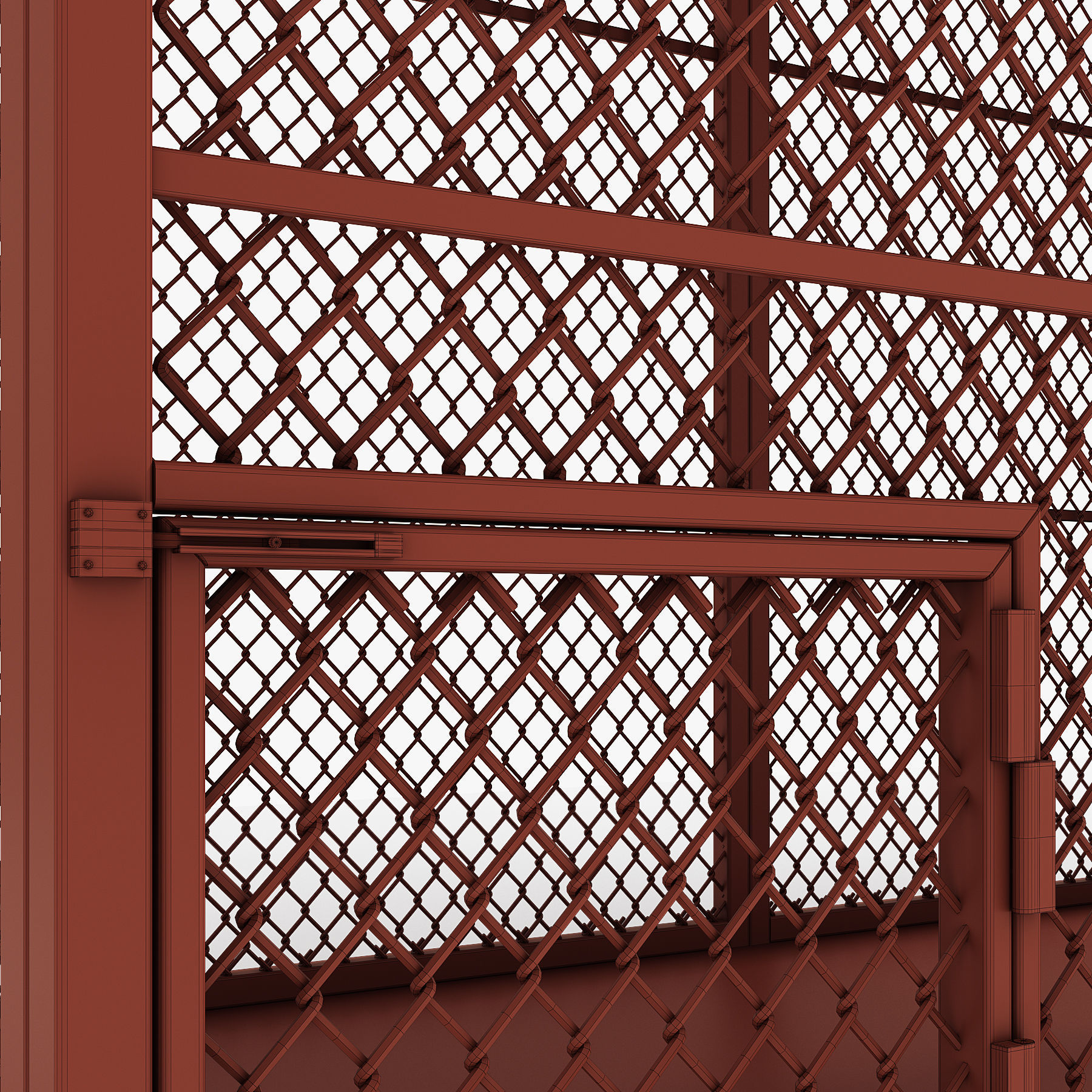 Kennel Dog Free low-poly 3D model_8