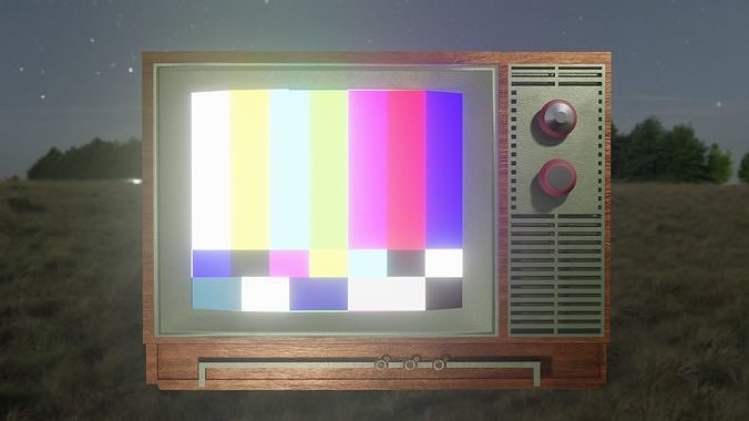 Old Television - TV Retro Free 3D model