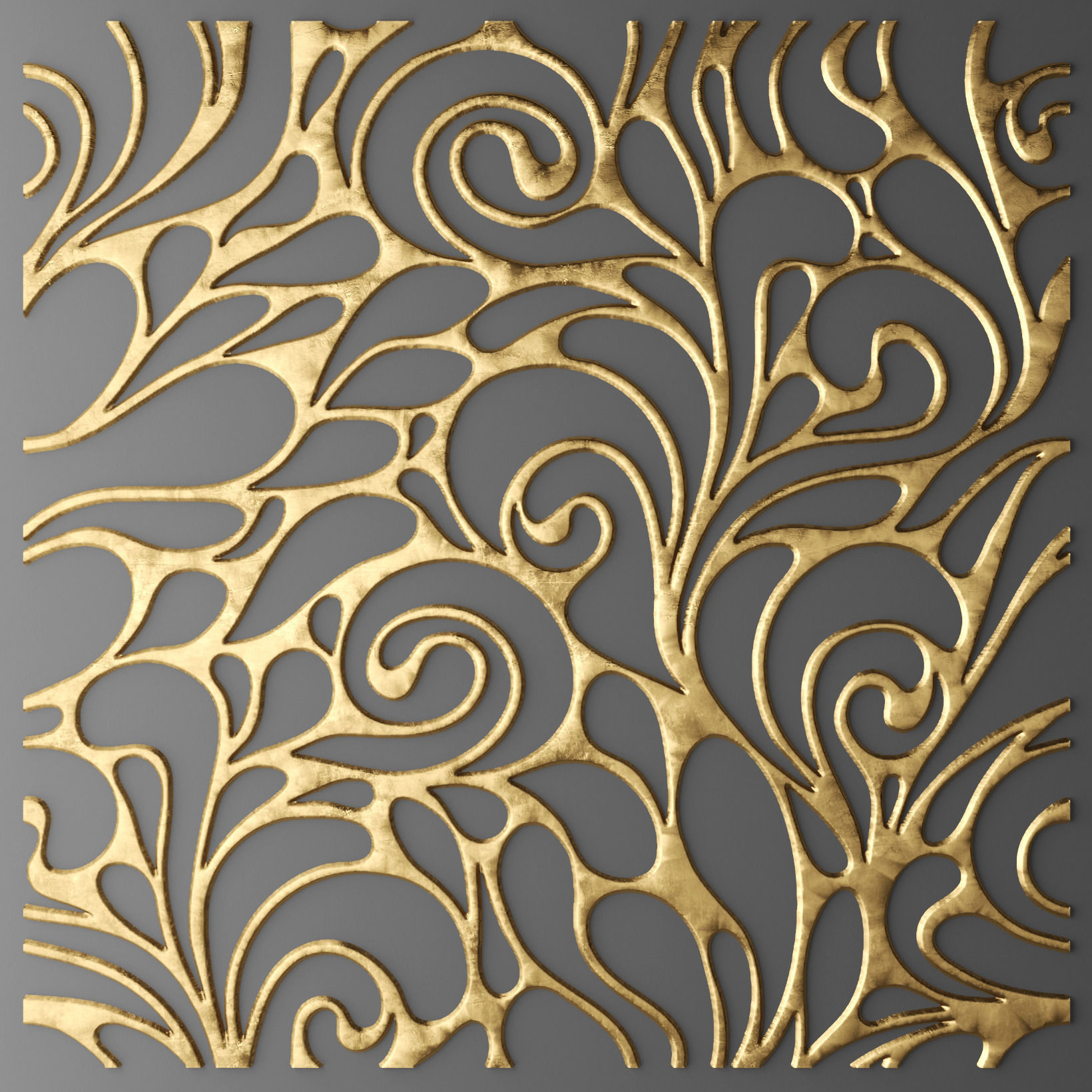 Panel lattice grille 3D 31 3D model_7