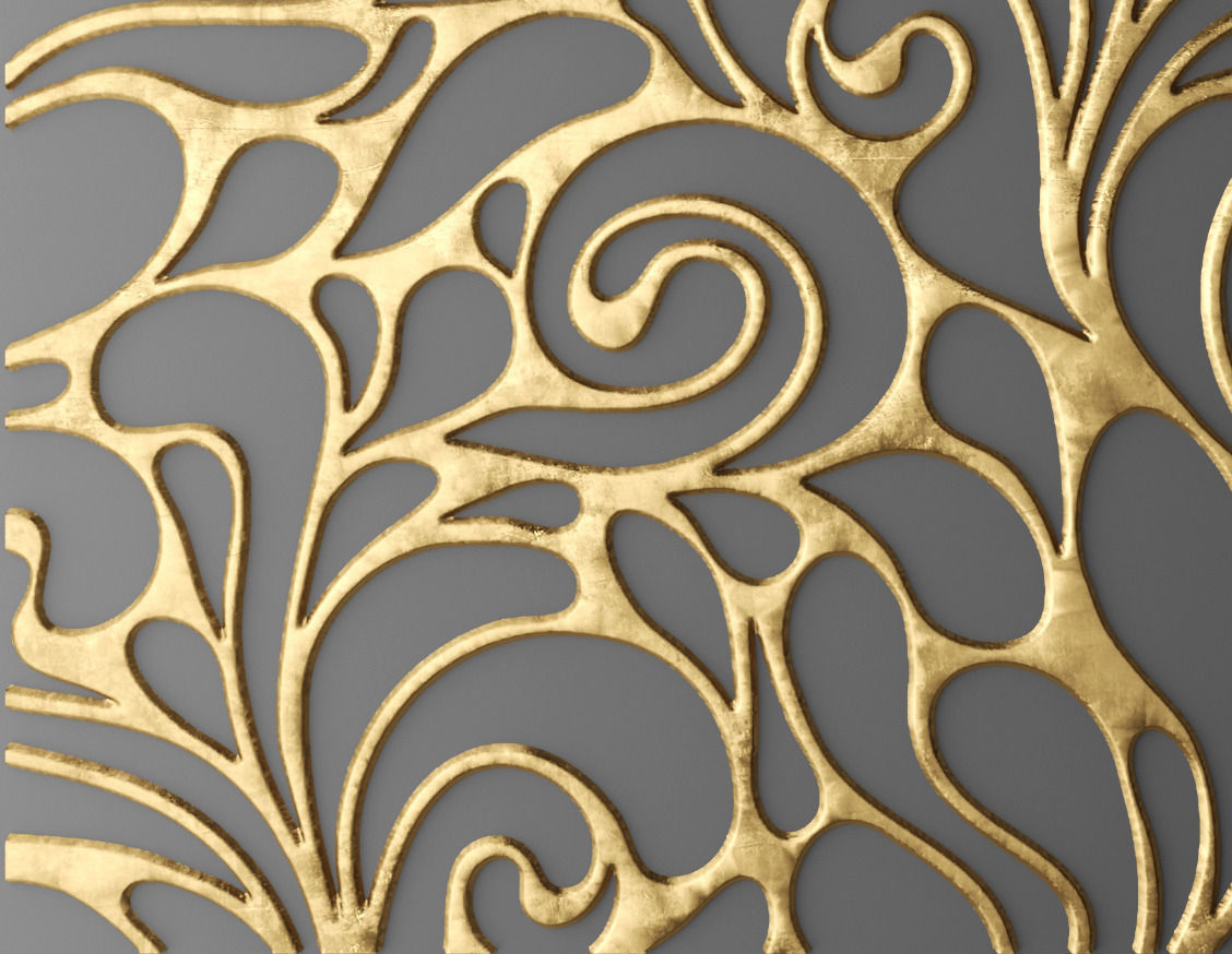 Panel lattice grille 3D 31 3D model_6