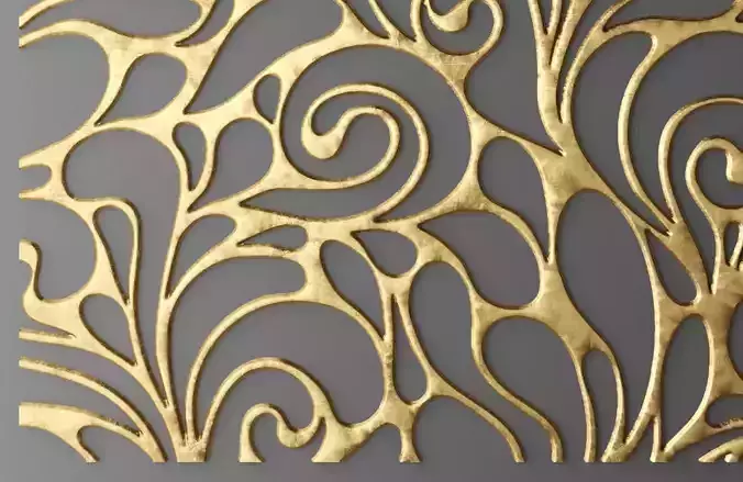 Panel lattice grille 3D 31 3D model