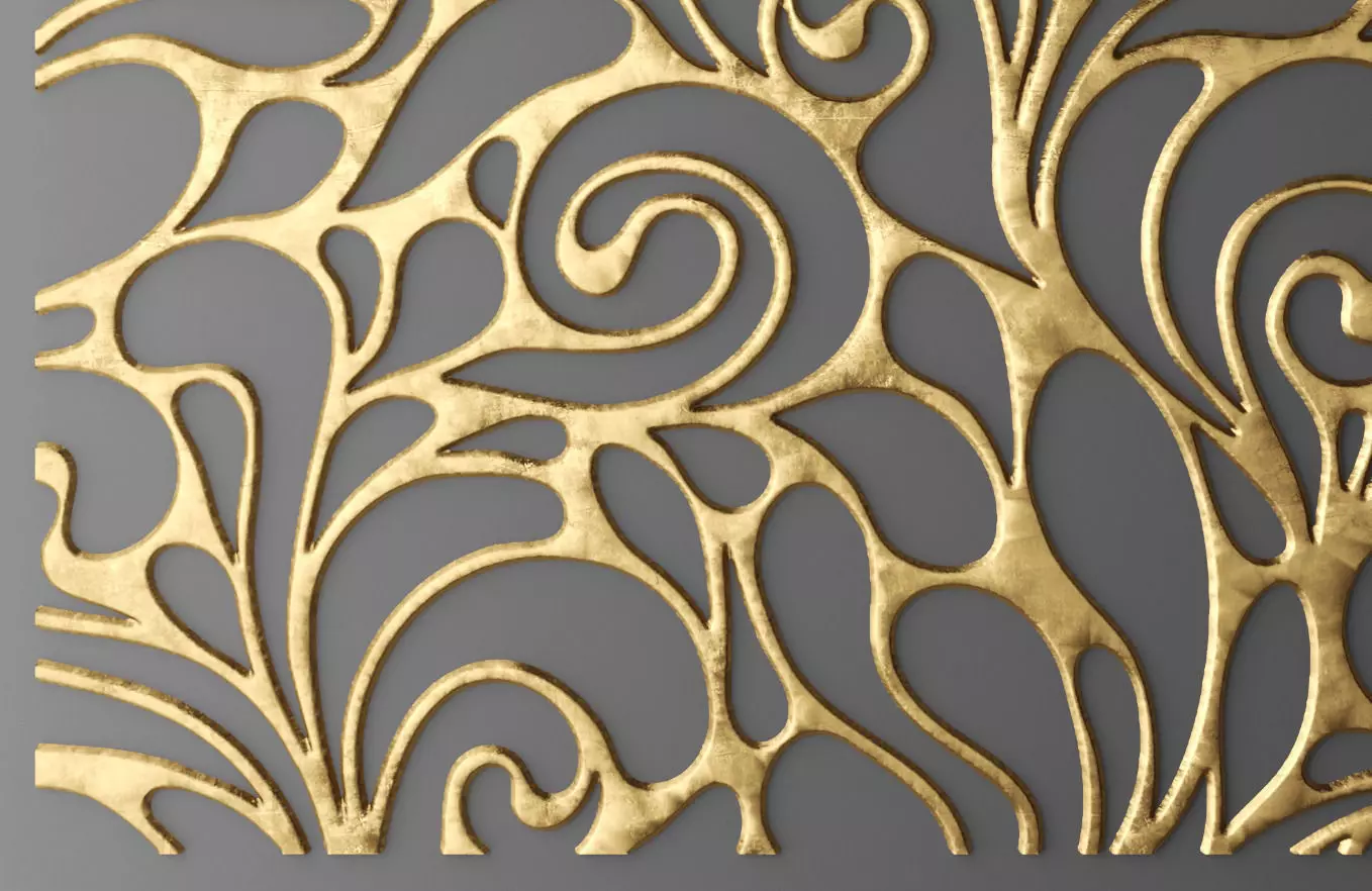 Panel lattice grille 3D 31 3D model_0