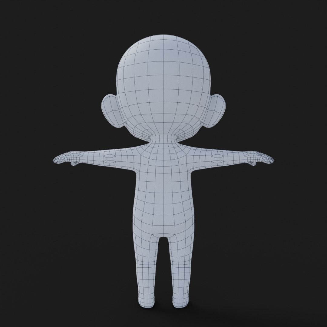 Baibol Baby Low-poly 3D model_28