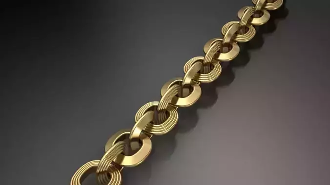 Chain link wristband or necklace
