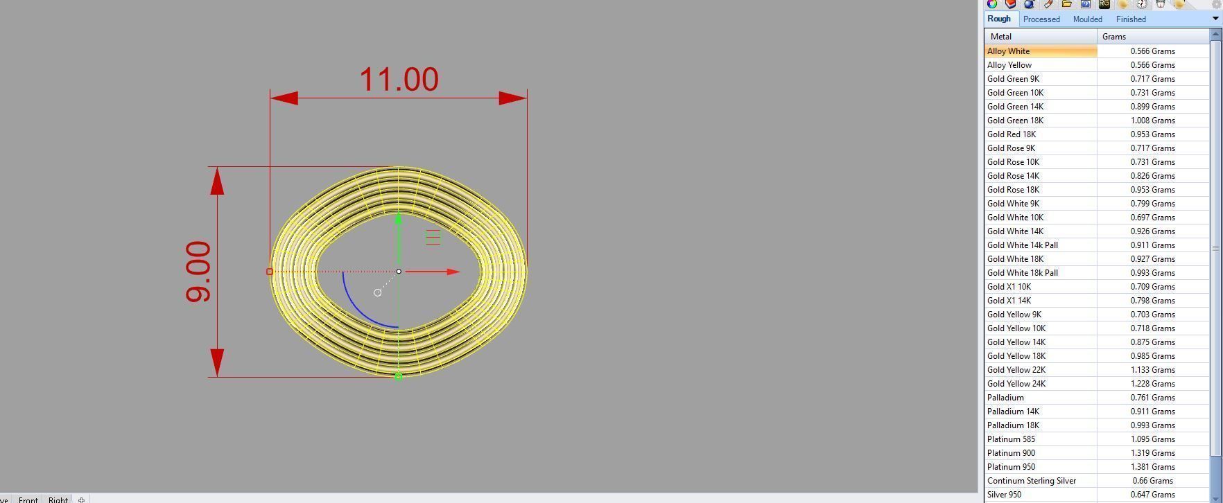 Chain link wristband or necklace 3D print model_4