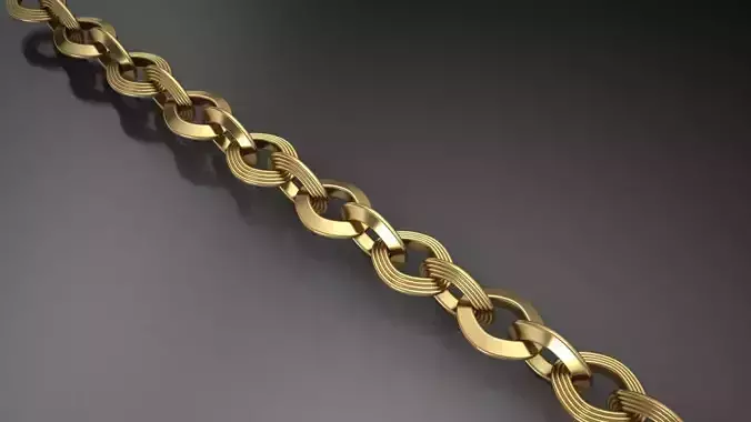 Chain link wristband or necklace