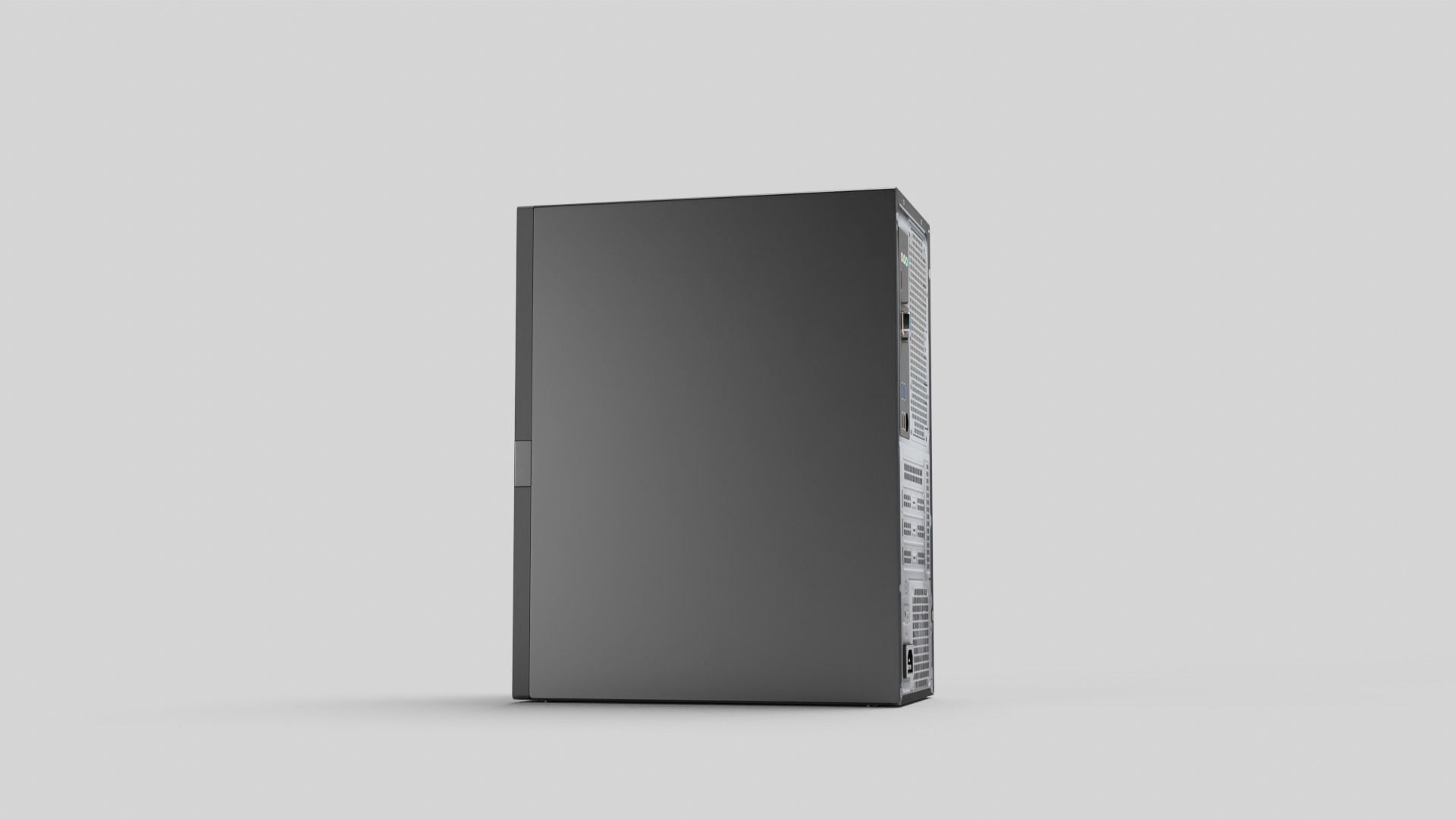 PC Case Low-poly 3D model_31