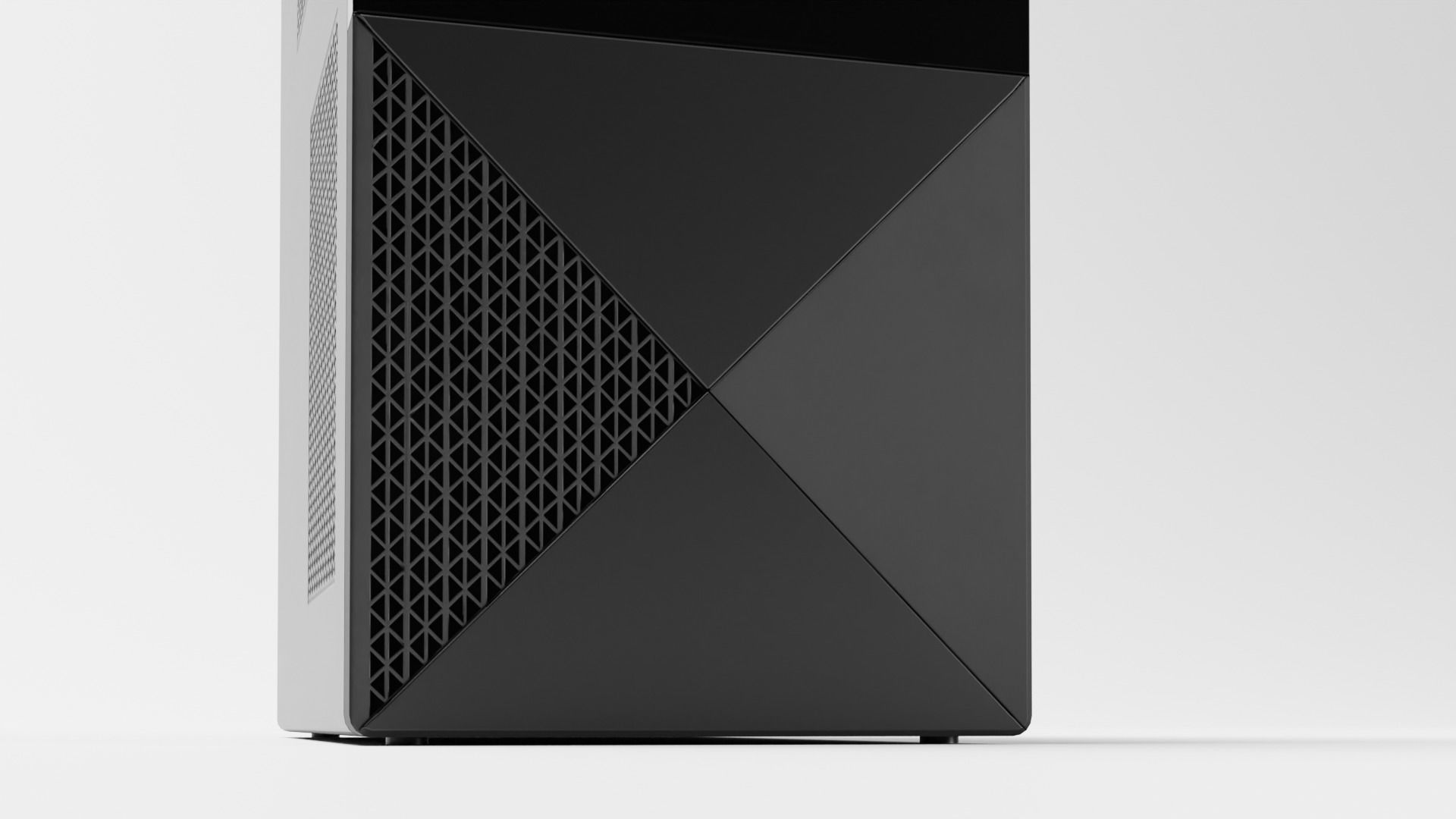 PC Case Low-poly 3D model_2