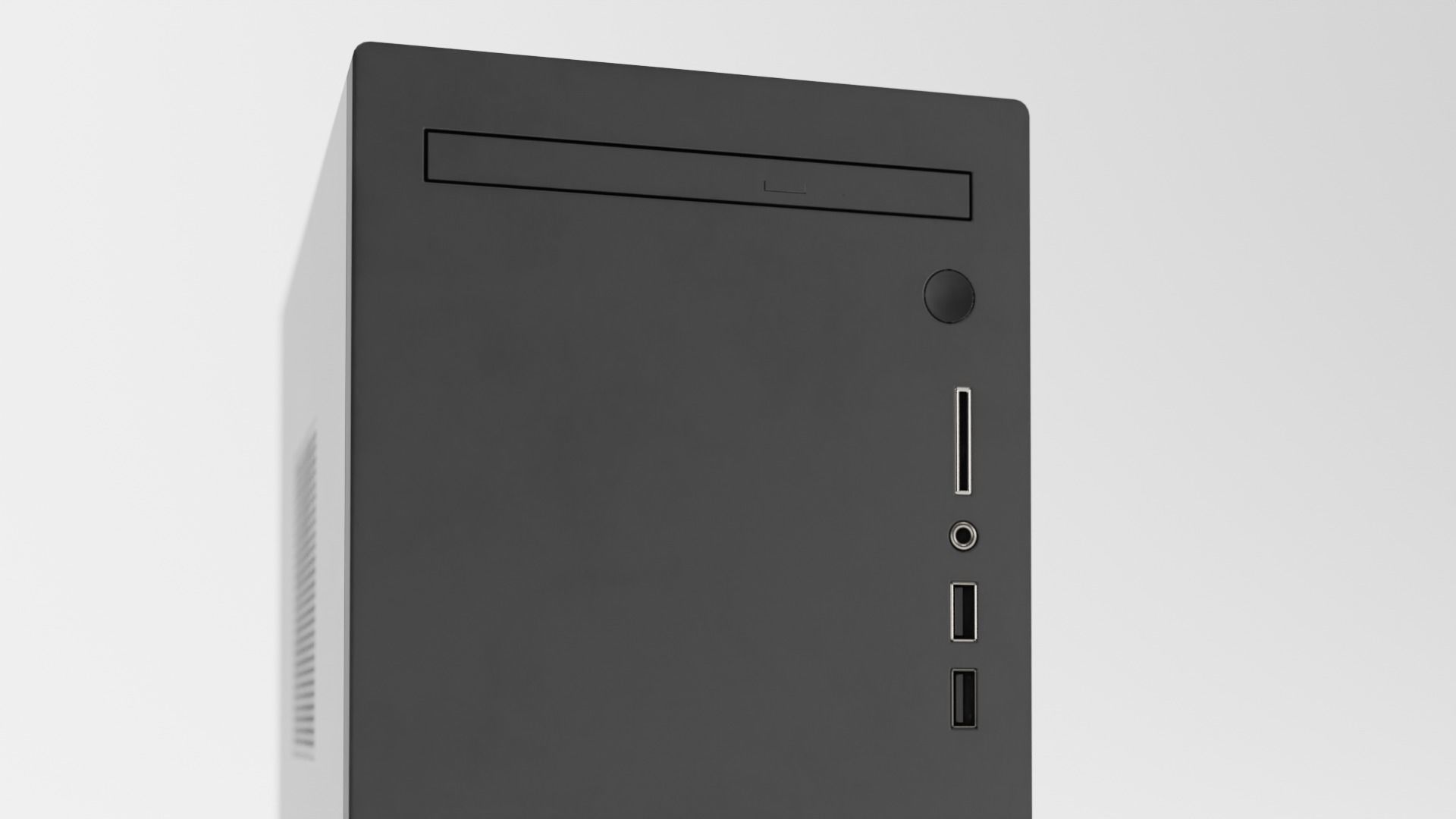 PC Case Low-poly 3D model_4