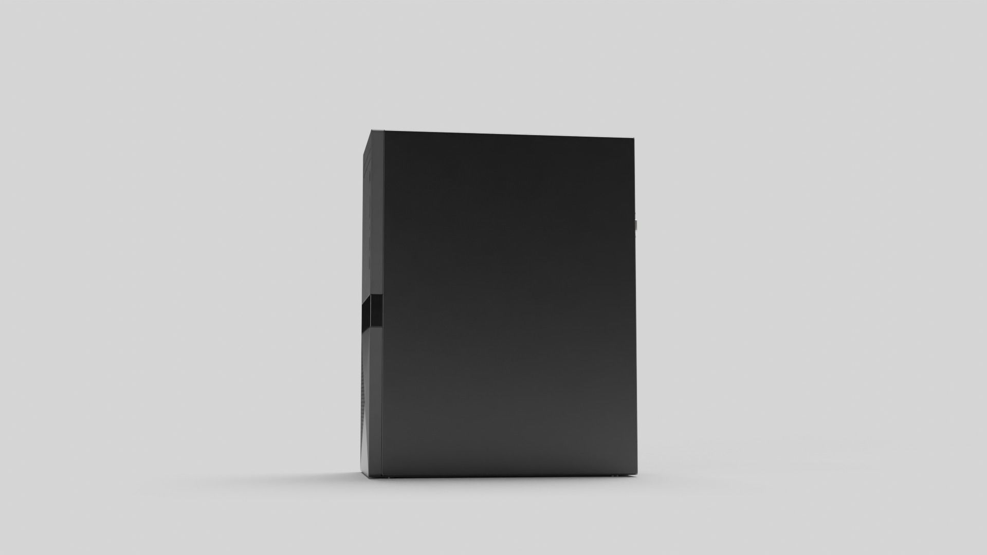 PC Case Low-poly 3D model_25