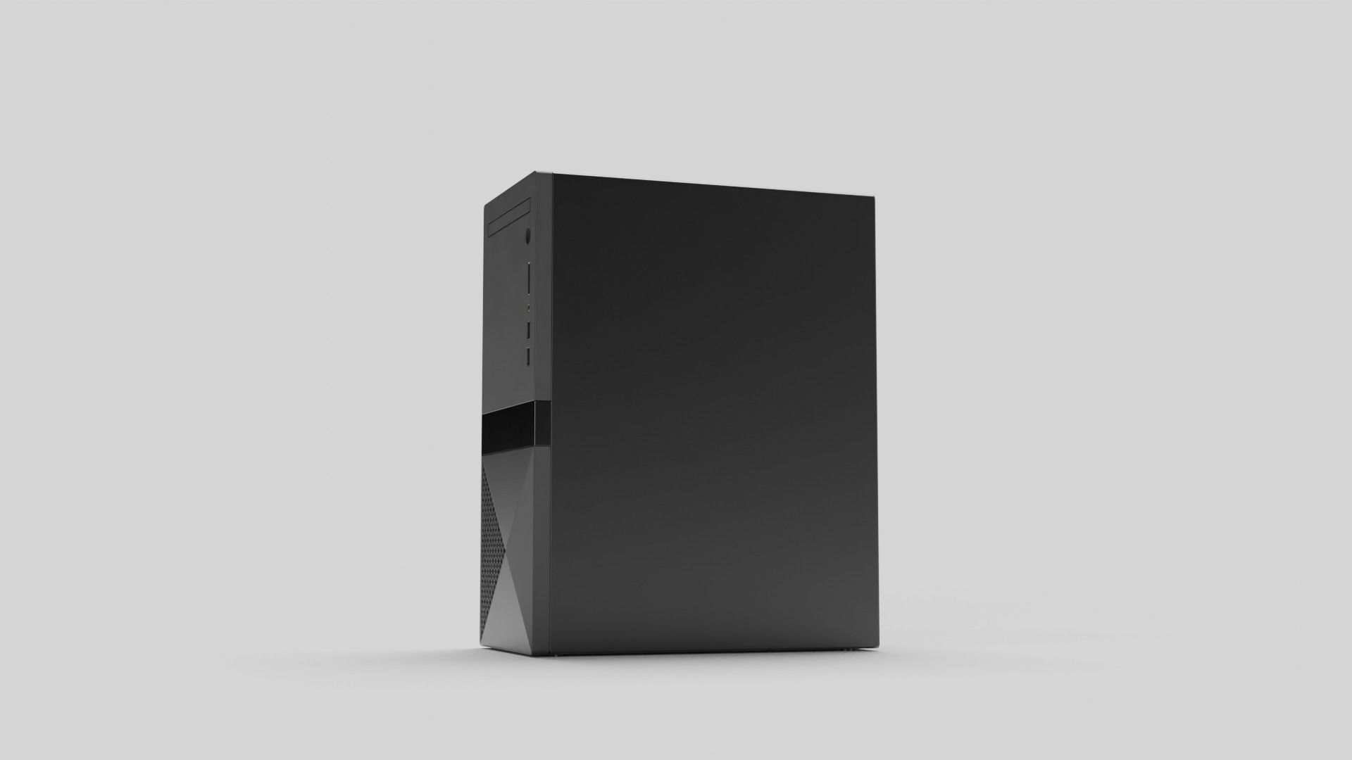 PC Case Low-poly 3D model_24