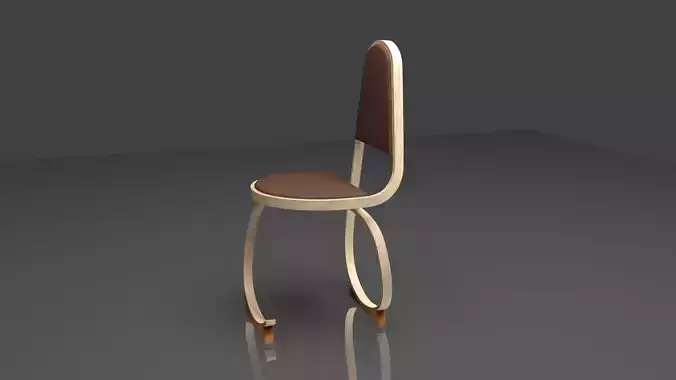 The Arabesque Chair wooden curves