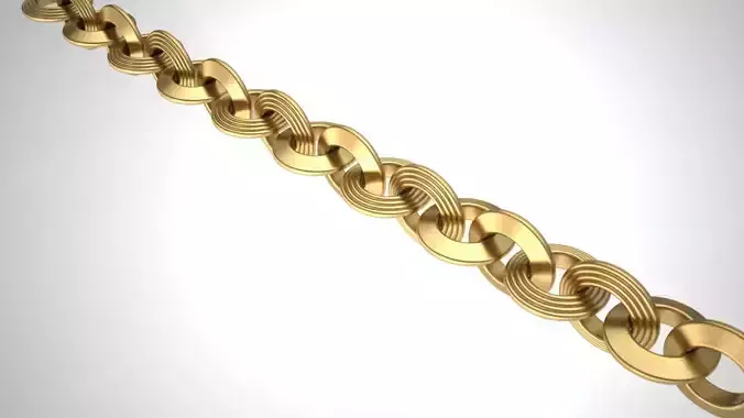 Chain link wristband or necklace