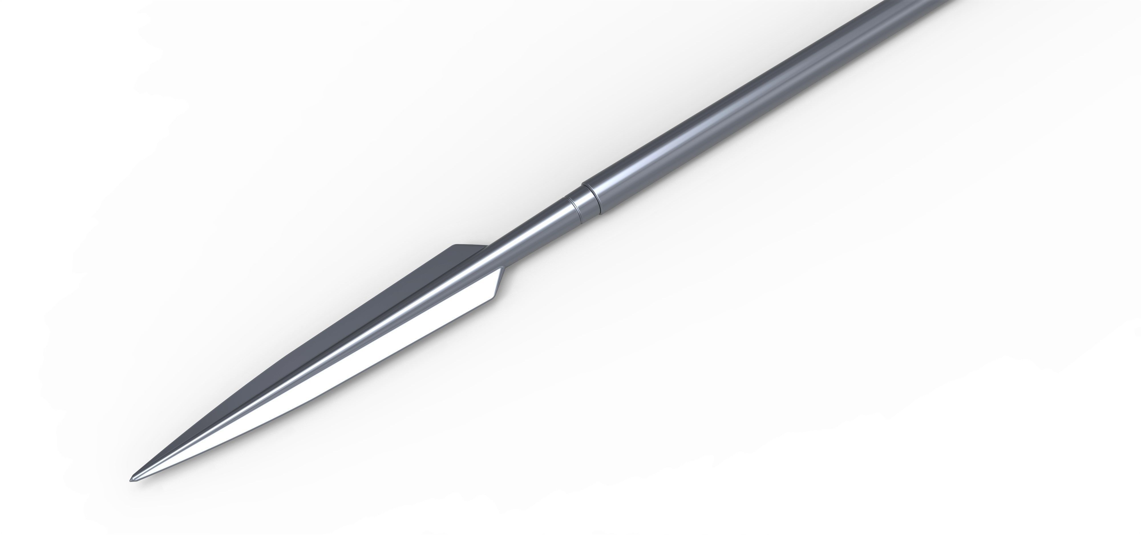 Beskar spear from The Mandalorian TV series 3D print model_6