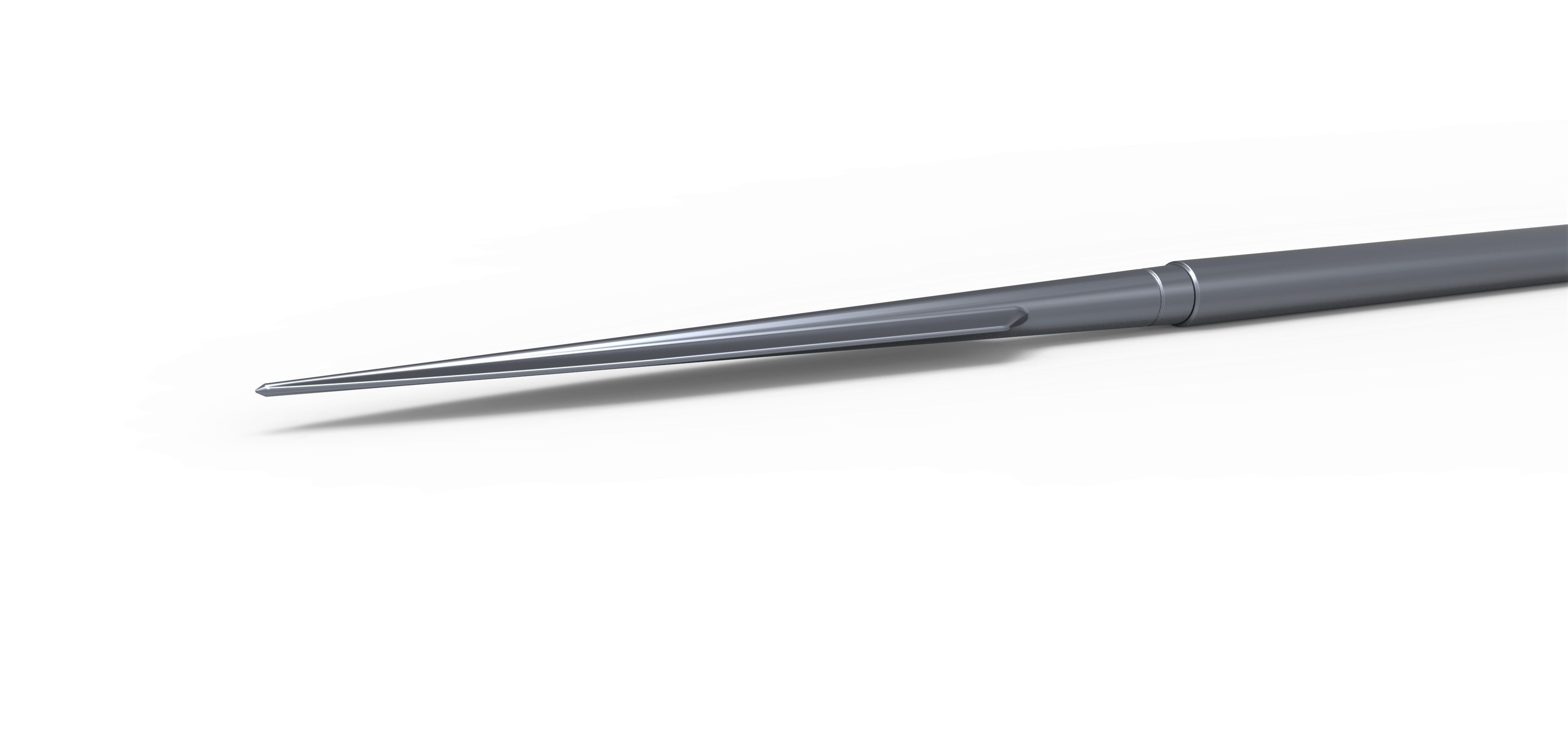 Beskar spear from The Mandalorian TV series 3D print model_7