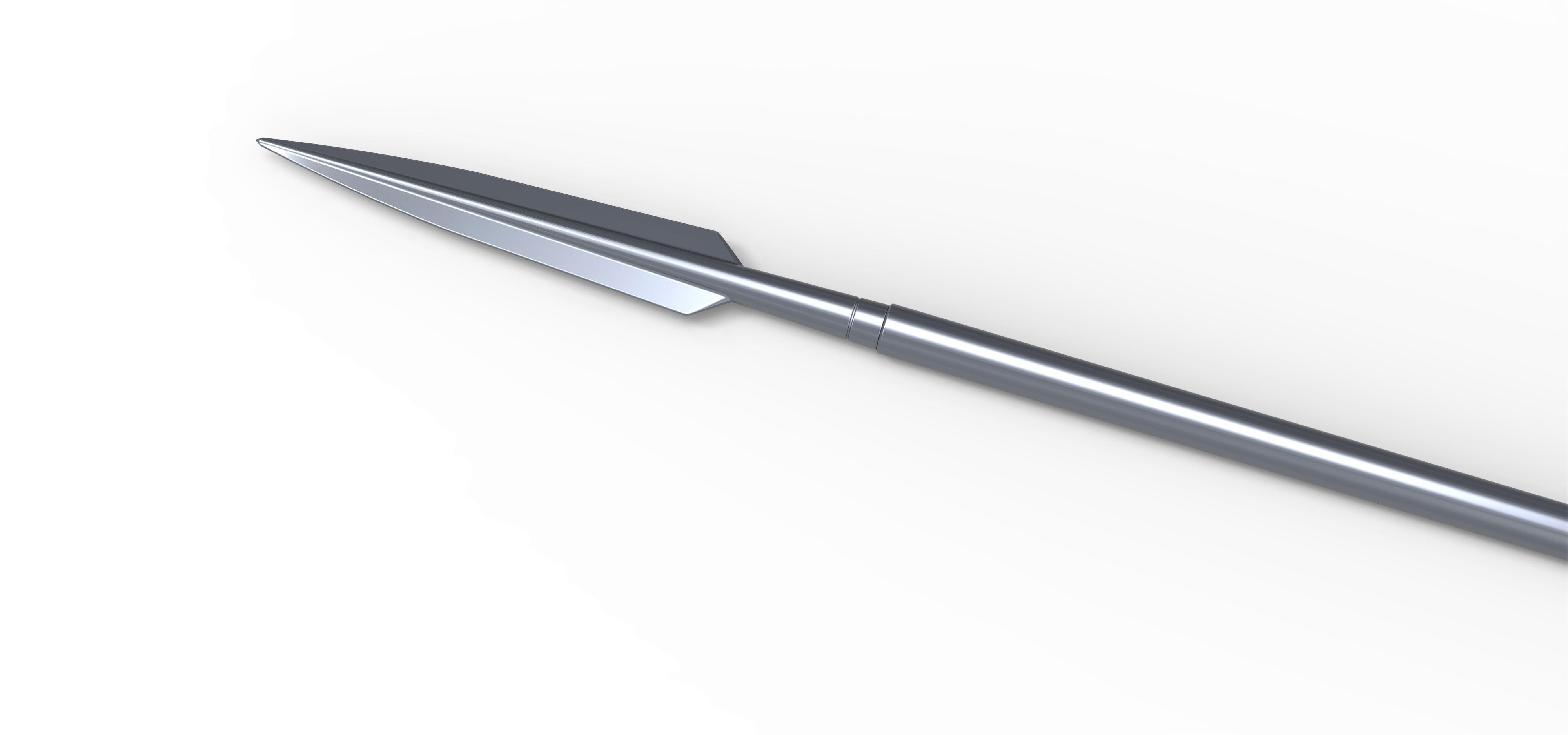 Beskar spear from The Mandalorian TV series 3D print model_11